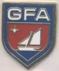 Гуам, федерація футболу,№5 ЕМАЛЬ /Guam football association federation pin badge