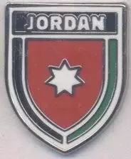 Йорданія,федерація футболу,№5 ЕМАЛЬ /Jordan football federation enamel pin badge