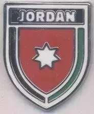 Йорданія,федерація футболу,№5 ЕМАЛЬ /Jordan football federation enamel pin badge