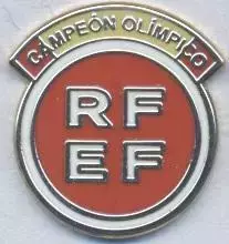 Іспанія (федерація футболу олімп.чемпіон1 ЕМАЛЬ/Spain Olympic champion pin badge
