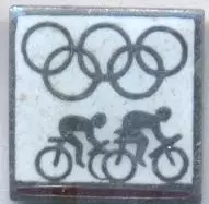 Олімпіада-80 Москва, велоспорт ЕМАЛЬ / Olympics 1980 Moscow cycling enamel badge