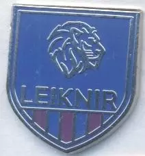 футбол.клуб Лейкнір Р.(Ісландія)2 ЕМАЛЬ /Leiknir Reykjavik,Iceland football pin