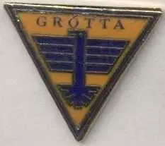 футбол.клуб Гротта (Ісландія) ЕМАЛЬ /IF Grotta,Iceland football enamel pin badge