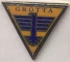 футбол.клуб Гротта (Ісландія) ЕМАЛЬ /IF Grotta,Iceland football enamel pin badge