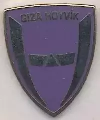 футбол.клуб Гіза Хойвуйк* (Фарери) ЕМАЛЬ / Giza Hoyvik, Faroe football pin badge