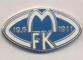 футбол.клуб Мольде (Норвегія) ЕМАЛЬ / Molde FK, Norway football enamel pin badge