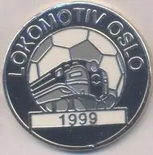 футбол.клуб Локомотив (Норвегія) ЕМАЛЬ /Lokomotiv Oslo,Norway football pin badge