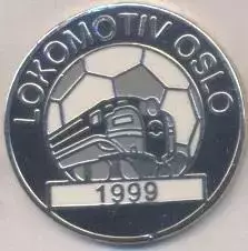 футбол.клуб Локомотив (Норвегія) ЕМАЛЬ /Lokomotiv Oslo,Norway football pin badge