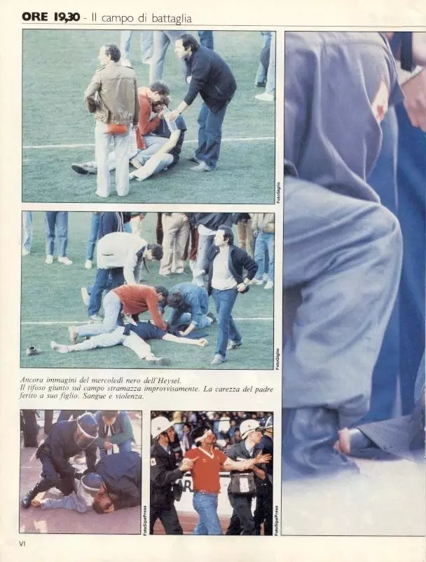 футбол-фінал КЧ 1985 трагедія Ейзель,спецвидання Guerin Sport.Heysel 1985 events 1