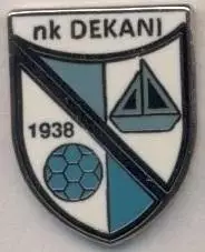 футбол.клуб Дєкані (Словенія) ЕМАЛЬ/NK Dekani,Slovenia football enamel pin badge