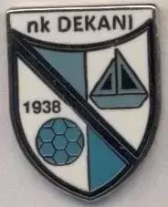 футбол.клуб Дєкані (Словенія) ЕМАЛЬ/NK Dekani,Slovenia football enamel pin badge