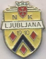 футбол.клуб НК Любляна (Словенія)1 важмет / NK Ljubljana,Slovenia football badge