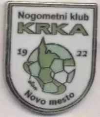 футбол.клуб Крка (Словенія)2 ЕМАЛЬ / Krka Novo Mesto,Slovenia football pin badge