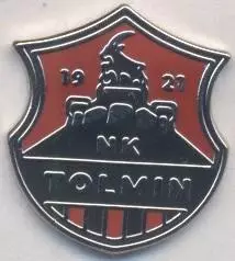 футбол.клуб Толмін (Словенія) ЕМАЛЬ/NK Tolmin,Slovenia football enamel pin badge