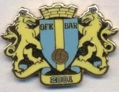 футбольний клуб ОФК Бар (Чорногорія) ЕМАЛЬ/OFK Bar,Montenegro football pin badge