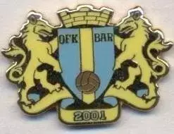 футбольний клуб ОФК Бар (Чорногорія) ЕМАЛЬ/OFK Bar,Montenegro football pin badge
