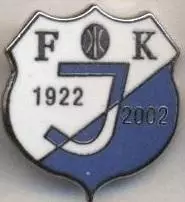 футбол.клуб Єдінство БП Чорногорія1 ЕМАЛЬ/Jedinstvo BP,Montenegro football badge