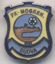 футбол.клуб Могрен (Чорногорія)1 ЕМАЛЬ / Mogren Budva, Montenegro football badge