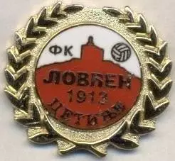 футбол.клуб Ловчен (Чорногорія)2 ЕМАЛЬ / Lovcen Cetinje, Montenegro football pin
