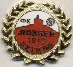футбол.клуб Ловчен (Чорногорія)2 ЕМАЛЬ / Lovcen Cetinje, Montenegro football pin