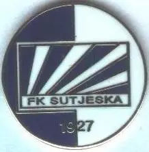 футбол.клуб Сутьєска (Чорногорія ЕМАЛЬ/FK Sutjeska,Montenegro football pin badge