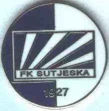 футбол.клуб Сутьєска (Чорногорія ЕМАЛЬ/FK Sutjeska,Montenegro football pin badge
