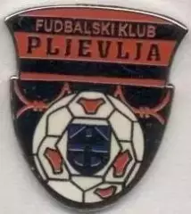 футбол.клуб Плєвля (Чорногорія) ЕМАЛЬ / FK Plevlja,Montenegro football pin badge