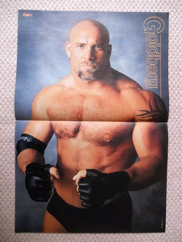 постер А3 рестлінг Білл Голдберг (США) / Bill Goldberg, USA wrestling poster