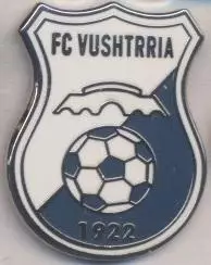 футбол.клуб Вуштрія (Косово2 ЕМАЛЬ/FC Vushtrria,Kosovo football enamel pin badge