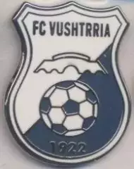 футбол.клуб Вуштрія (Косово2 ЕМАЛЬ/FC Vushtrria,Kosovo football enamel pin badge