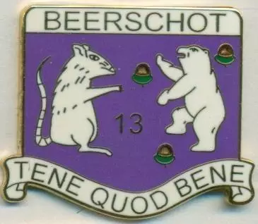футбол.клуб Беерсхот (Бельгія) ЕМАЛЬ/Beerschot VAC,Belgium football replica1 pin