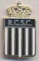 футбол.клуб Шарлеруа (Бельгія) офіц.? ЕМАЛЬ /RCSC Charleroi,Belgium football pin