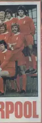 постер А4 футбол Ліверпуль (Англія) 1972 / FC Liverpool, England football poster