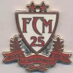 футбол.клуб Мартінус (Бельгія)2 ЕМАЛЬ/FC Martinus Herentals,Belgium football pin
