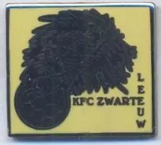 футбол.клуб Зварте Лєув (Бельгія) ЕМАЛЬ / KFC Zwarte Leeuw, Belgium football pin