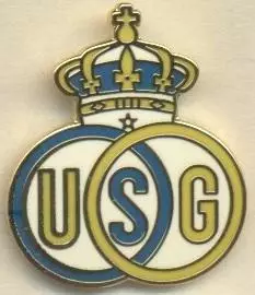 футбол.клуб Сент-Жилуаз (Бельгія)3 ЕМАЛЬ /Union St.Gilloise,Belgium football pin