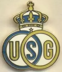 футбол.клуб Сент-Жилуаз (Бельгія)3 ЕМАЛЬ /Union St.Gilloise,Belgium football pin