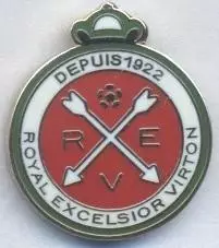 футбол.клуб Віртон (Бельгія) ЕМАЛЬ/R.Excelsior Virton,Belgium football pin badge