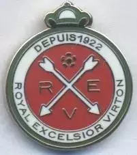 футбол.клуб Віртон (Бельгія) ЕМАЛЬ/R.Excelsior Virton,Belgium football pin badge