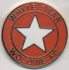 футбол.клуб Вайт Стар (Бельгія)3 ЕМАЛЬ /White Star FC,Belgium football pin badge
