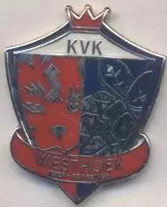 футбольний клуб Вестхук (Бельгія) ЕМАЛЬ /KVK Westhoek,Belgium football pin badge