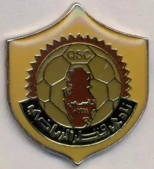 футбольний клуб Катар СК, офіц. важмет / Qatar SC, football official pin badge