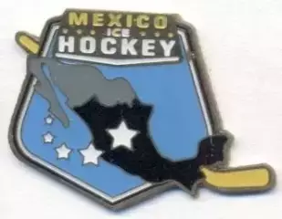 Мексика, федерація хокею,№4 важмет /Mexico ice hockey assn. federation pin badge