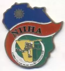 Намібія, федерація хокею, важмет / Namibia ice hockey assn. federation pin badge