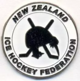 Нова Зеландія,федерація хокею,важмет/New Zealand ice hockey federation pin badge