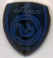футбол.клуб Аль-Наср (Сауд.Аравія) ЕМАЛЬ / Al-Nassr FC,Saudi Arabia football pin