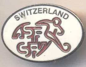 Швейцарія, федерація футболу9 ЕМАЛЬ/Switzerland football federation enamel badge