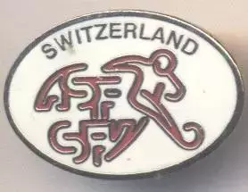 Швейцарія, федерація футболу9 ЕМАЛЬ/Switzerland football federation enamel badge