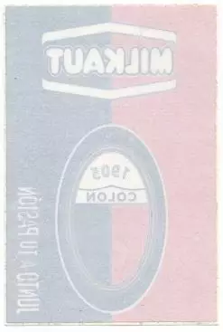 наклейка футбол Колон (Аргентина2/Colon Santa Fe,Argentina football logo sticker