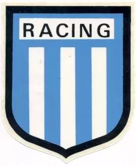 наклейка футбол Расінг (Аргентина) /Racing Avellaneda,Argentina football sticker